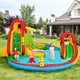 thumbnail image 1 of Castillo Hinchable Costway Con 2 Toboganes pared para Escalar Piscina canasta de baloncesto, 1 of 9