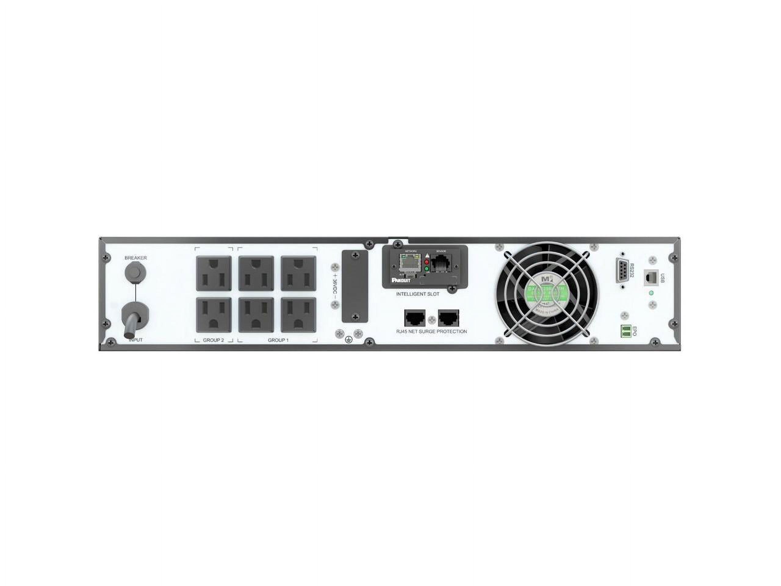 Panduit SmartZone U01N11V 1000VA Rack/Tower UPS - 2U Rack/Tower, Rail Mountable - AVR - 6 Hour Recharge - 120 V AC Input - 100 V AC, 110 V AC, 120 V AC, 115 V AC, 125 V AC Output - Single Phase - Seri