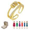thumbnail image 1 of Jansio Threanic Triple-spin Ring, 1 of 1