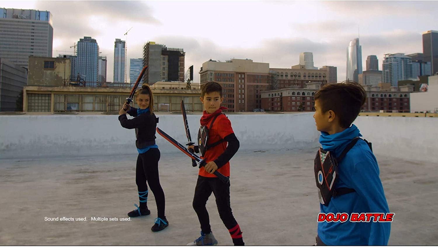 Dojo Battle Electronic Battling Game with Smart Strike Technology Swords and Chest Pieces
