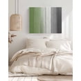 thumbnail image 3 of Sage Green Gray Ombre Wall Art for Living Room, Canvas Picture Wall Decor for Bathroom Bedroom, Vintage Country Wooden Painting Artwork for Office Kitchen Hallway Dining Room Home Decorations 12"x16", 3 of 8