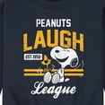 thumbnail image 3 of Peanuts - Peanuts Laugh League - Men's Crew Neck Fleece Pullover, 3 of 6