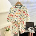 thumbnail image 2 of TOWED22 Toddler Boys Outfits Cute Dinosaur Truck Cotton Kids 2 Piece Long Sleeve Crewneck Tops+Pants Set Loose Fit Trendy Clothes 6-12 Months 12-24 Months 2t 3t 4t 5t 6t 7t 8t 9t Children,Green,3-4 Y, 2 of 4