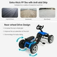 thumbnail image 4 of Kids Go Kart, 4-Wheel Pedal Powered Ride On Racer Car for Kids, Boys, Girls, Aged 3-8, 4 of 5
