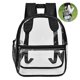 thumbnail image 2 of Mochila transparente Mochila transparente a prueba de agua para Schoolfashion Bolso de hombro transparente de Pvc, 2 of 5