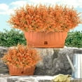 thumbnail image 6 of Morttic 6 Bundles Artificial Fall Flowers UV Resistant Autumn Decorations for Thanksgiving Home Kitchen Room Farmhouse Floral Arrangements Indoor Outdoor, 6 of 8