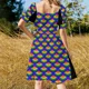 thumbnail image 3 of Vestido sin mangas con diseño de sirena y escamas de pez arcoíris vestido de noche para mujer falda de verano para mujer vestido largo para mujer, 3 of 5