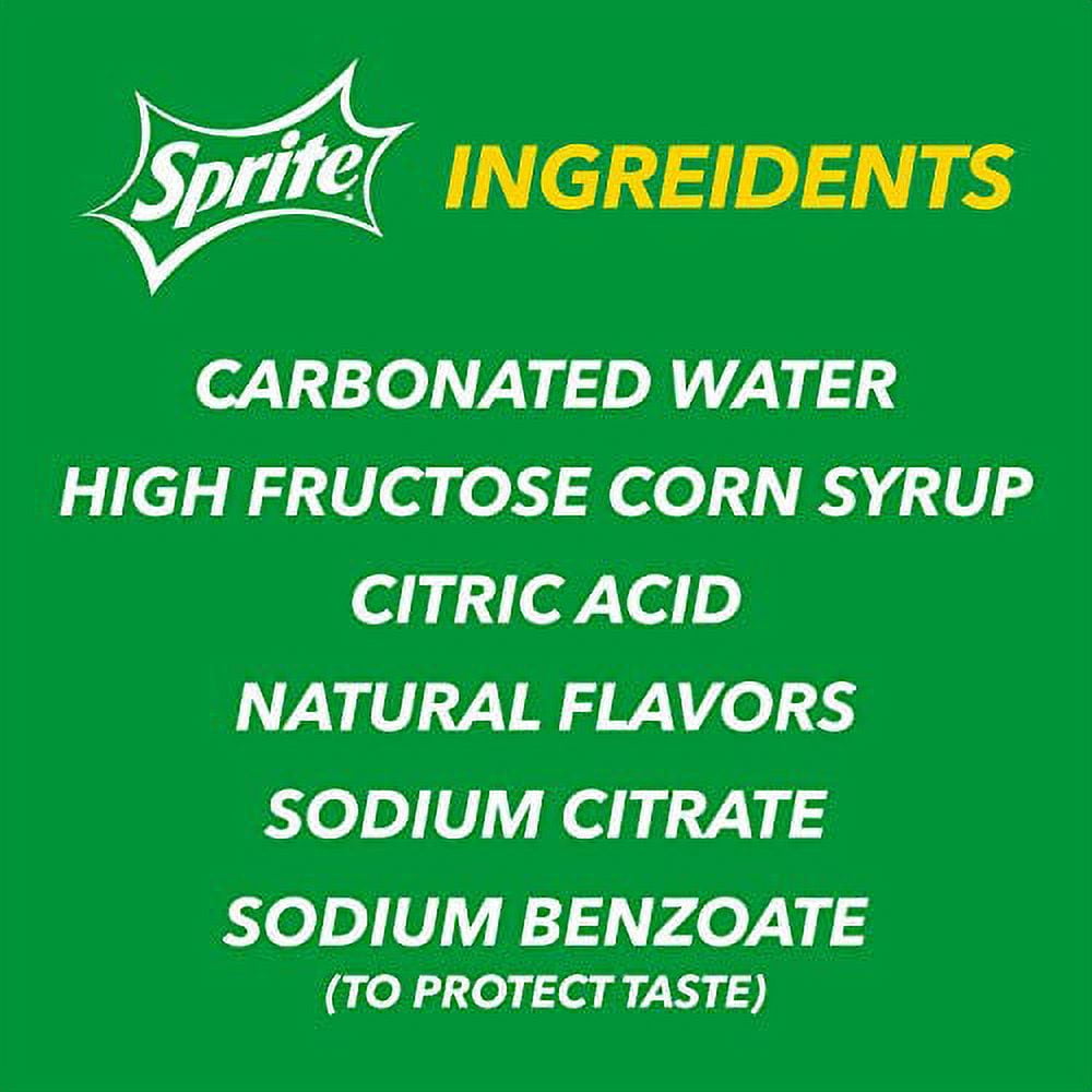 Sprite Lemon Lime Soda Soft Drinks, 12 fl oz, 24 Pack