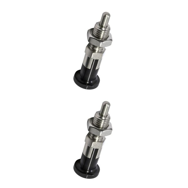 Decodeary Stainless Steel Durable Knob Indexing Plunger Spring Locking Pin SXYKN16 2Set