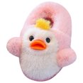thumbnail image 4 of NIEWTR Winter Slippers For Girls Cartoon Animal Slippers Toddler Warm Plush House Shoes Little Kids Home Slippers(A-Pink,8), 4 of 9