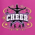 thumbnail image 5 of Wild Bobby Cheerleading All Stars Girl Sports Women Graphic Tee, Fuschia, Large, 5 of 5