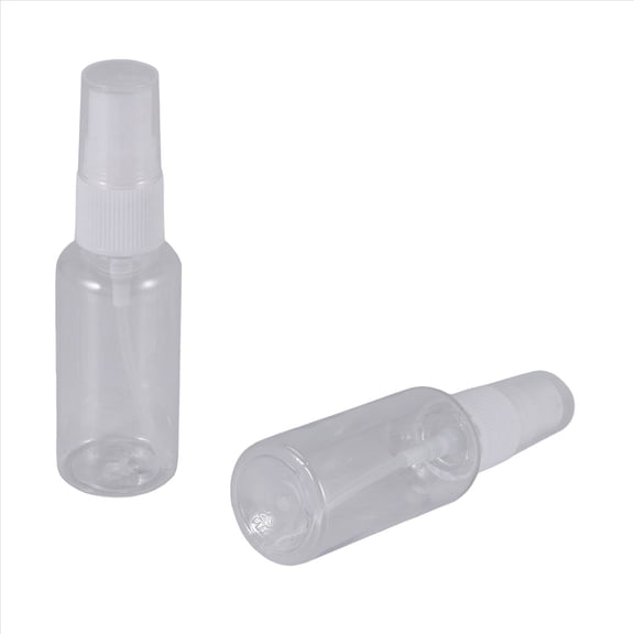 36Pcs 30Ml/1Oz Mini Fine Mist Bottles Refillable Bottles Small Empty Clear Plastic Travel Size Bottles,36 x 30ml Spray Bottle,Transparent & white
