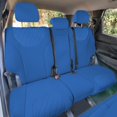 thumbnail image 4 of For 2019–2023 Hyundai Santa Fe FH Group Custom Fit Neoprene Waterproof Car Seat Covers - Rear Set Solid Blue, 4 of 6