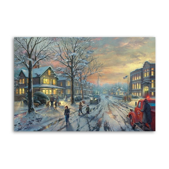 A Christmas Story Painting On Canvas Wall Art Poster Scroll Picture Print Living Room Walls Decor Home Posters 24x36inch(60x90cm)