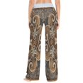 thumbnail image 4 of Small Women's Comfy Casual Pajama Pants Stretch Fabric Suitable for Yoga Pants Hippie Pants，The Best Holiday Gifts for Women Antique Stone Decorative Elements, 4 of 7