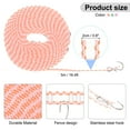 thumbnail image 2 of 3 Packs Windproof Clothesline, 5M 16.4ft Plastic Non-Slip Clothes Drying Rope Portable for Outdoor, Orange/Green/Pink, 2 of 6
