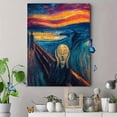 thumbnail image 4 of Edvard Munch The Scream Canvas Print Home Office Museum Style Wall Art, 4 of 8