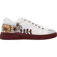 thumbnail image 3 of DOGO White Sneakers for Women - Handmade Women's Fashion Sneakers, Vegan Leather and Unique Design, Comfortable Shoes for Women, Ace Sneakers Magic in The Air, Size 10.5, 3 of 5