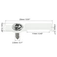 thumbnail image 2 of Unique Bargains LED Strip Mounting Brackets, Fixing Clips with Screws for 10mm Wide 5050 Non-waterproof LED Strip, Nylon 100Pcs, 2 of 5