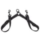 thumbnail image 2 of Correas duales para perros, 2 correas para perros Correa doble negra para mascotas Correa de entrenamiento para perros Calidad en la que puede confiar, 2 of 9