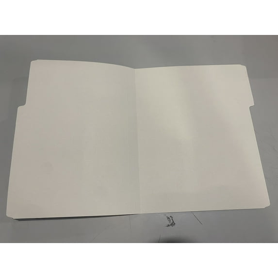 Open Box OFFICE DEPOT 2-TONE FILE FOLDERS, 1/3 CUT, LETTER SIZE, PACK OF 24 - GRAY