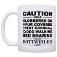 thumbnail image 2 of ThisWear Dog Lover Gifts for Women Crazy Rottweiler Lady Dog Mom Dog Owner 11 ounce Coffee Mug, 2 of 4