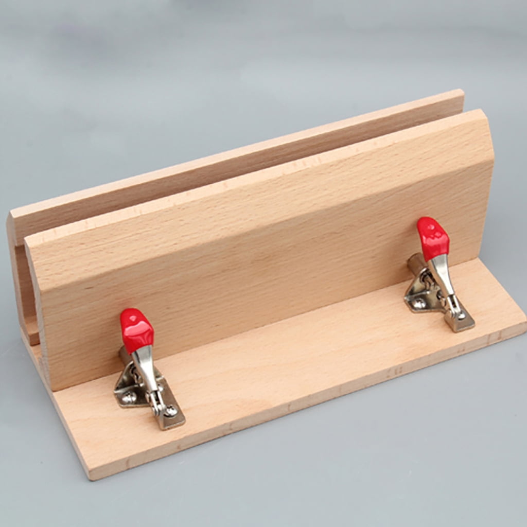 Wood Leathercraft Clamp Table for1eatherCraft Hand Stitching Project1eatherLacing Stitching Clip Tool for Leathercraft Hand Stitching Project
