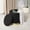 Black, variant on Round footstool with storage function, bedroom dressing stool, footstool with storage function, coffee table, small footstool for living room