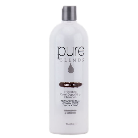 Pure Blends Hydrating Color Depositing Shampoo - Chestnut (Size : 33.8 oz)