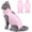 Pink, variant on Minzimin Camo Printed Cat Recovery Suit, Cat Surgical Recovery Suit After Surgery for Abdominal Wound Anti Licking, Kitten Onesie for Cats Female Spay Recovery Shirt E-Collar Alternative
