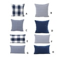 thumbnail image 2 of Naiovety Funda de cojín de rayas sólidas, funda de almohada rectangular larga, decoración de habitación Decoración del hogar, 2 of 6