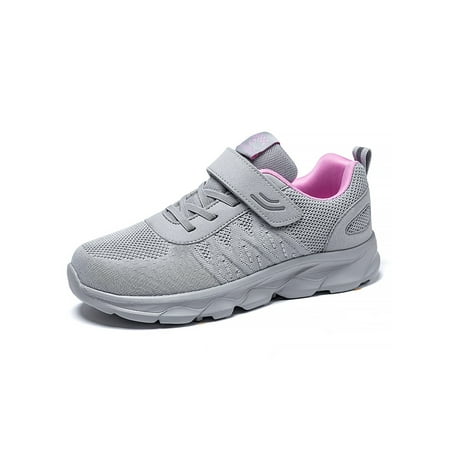 

Harsuny Womens Outdoor Wear Resistant Sneakers Breathable Lightweight Mesh Exercise Round Toe Walking Shoes Gray 7/6
