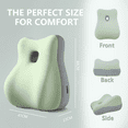 thumbnail image 6 of Ergonomic Wedge Pillow Memory Foam Ideal,For Home Use, Fits The Body Curves, Provides Waist Support, 6 of 7