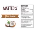 thumbnail image 5 of Matteo's Sugar Free Fruit Syrup, Coconut, 750mL, 0 Calories, 0 Sugar, (Single Bottle), 5 of 5