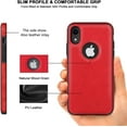 thumbnail image 4 of For Apple iPhone XR (6.1'') Case Luxury Leather Business Vintage Slim Non-Slip Soft Grip Shockproof Protective Cover, 4 of 6