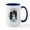 White/Navy Inside, variant on CafePress - Tricolor CKCS IAAM Large Mug - 15 oz Ceramic Large White Novelty Mug