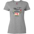 thumbnail image 3 of Inktastic Blessed to Be a Nana with Pink Flowers Women's T-Shirt, 3 of 5