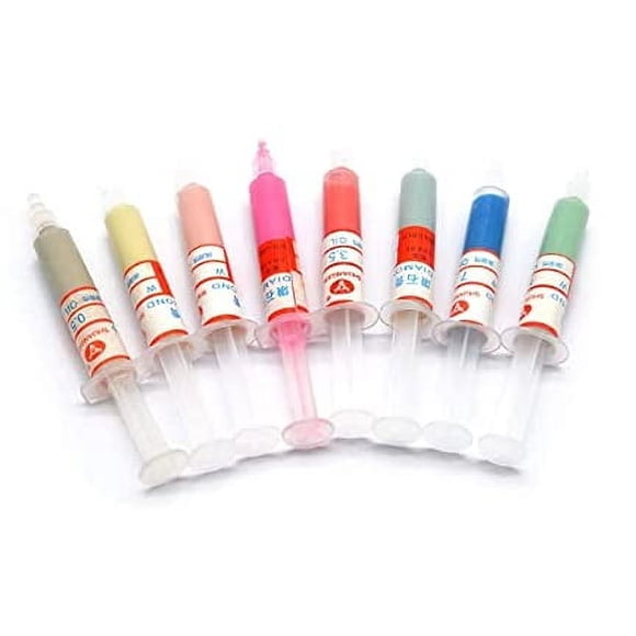 CHENTEC Pâte à Laver Diamant 5 Grammes Composé de Polissage pour Polissage Fin à Fin, Grains 1000 10000 0.5-10 Microns (8 Pcs)