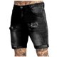 thumbnail image 2 of Mens Deporte Pantalones Cortos con Bolsillos, Moda Casual Cintura Sólida Jeans Rectos Mitad para Al Aire Libre Y Diario, 2 of 6