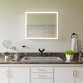 thumbnail image 4 of ABCO40TR 40" Solid Concrete Gray Matte Trough Sink for the Bathroom, 4 of 5