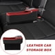 thumbnail image 4 of Organizador lateral para consola de almacenamiento de asiento de coche con portavasos plegable, compartimentos para ranuras de asiento - Copilot (rojo y negro), 4 of 5
