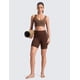 thumbnail image 3 of Shorts CRZ YOGA Butterluxe Cintura Alta 15 cm Marrón M, 3 of 5