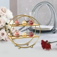 thumbnail image 6 of S SERENABLE 2 Tier Cupcake Stand Cupcake Holder Cookies Donuts Dessert Display Tiered Serving Tray for Birthday Party Dessert Table Round gold, 6 of 8