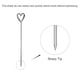thumbnail image 5 of Inoxidable Acero Cóctel Palillos, 5uds 4.41" Metal Cóctel Dientes Palillos Martini Palillos Reutilizables Corazón Forma Cóctel Brochetas para Bebidas Aperitivo Frutas (Plateado), 5 of 7
