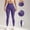 #184-Purple, variant on Haivin Women's Sports Outdoor Pocket Leggings, Dual Waist Lifting Butt Design, Quick-Dry Mountain Sports Fitness Pants for Yoga and Outdoor Activities