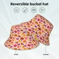 thumbnail image 2 of Fotbe Happy Thanksgiving Turkey Sombrero Tipo Pescador con Estampado – Sombrero de Sol de Algodón de Moda para Playa, Golf, Pesca, 2 of 6
