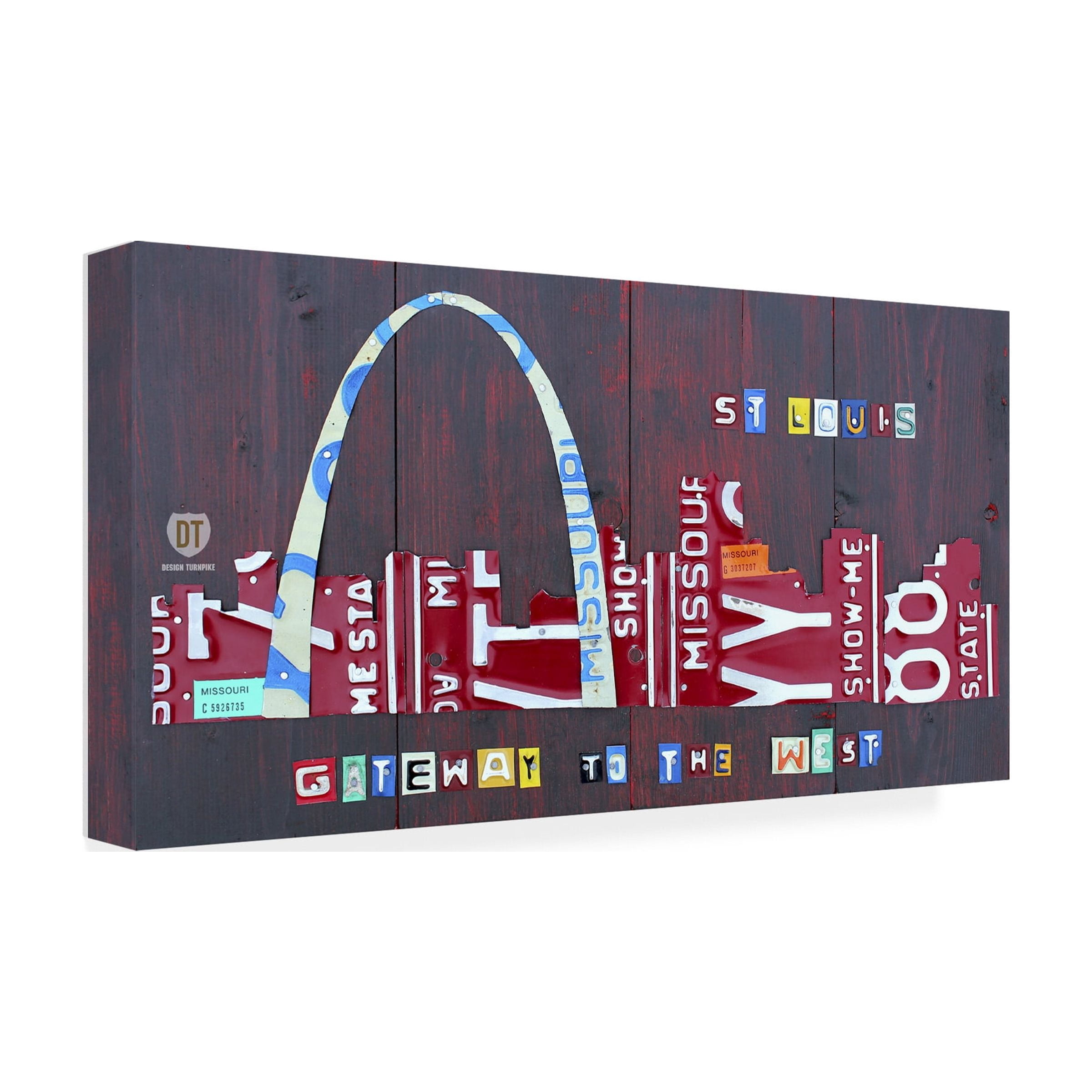 Trademark Fine Art 'St. Louis Skyline' Canvas Art by Design Turnpike
