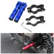thumbnail image 5 of Clavijas universales para motocicletas, reposapiés plegables, ciclomotores Azul Cola Estribos para moto, 5 of 8