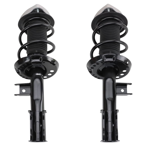 TRQ Front Strut and Spring Assembly Set 2 Piece Fits 2014-2018 Mercedes-Benz CLA250