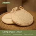 thumbnail image 4 of Exfoliadores faciales Loofah YOTDHUO Natural, paquete de 6 para mujer, 4 of 6